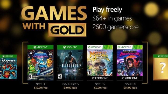 games with gold novembro 2016