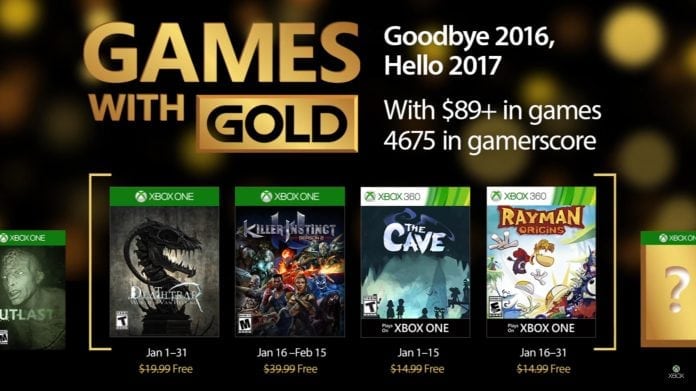 games with gold janeiro 2017