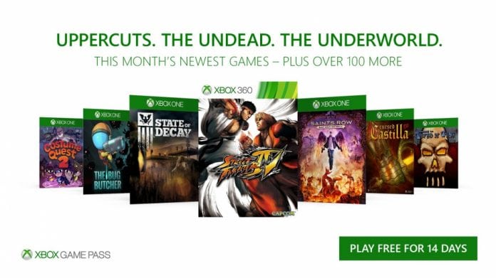 Xbox Game Pass outubro