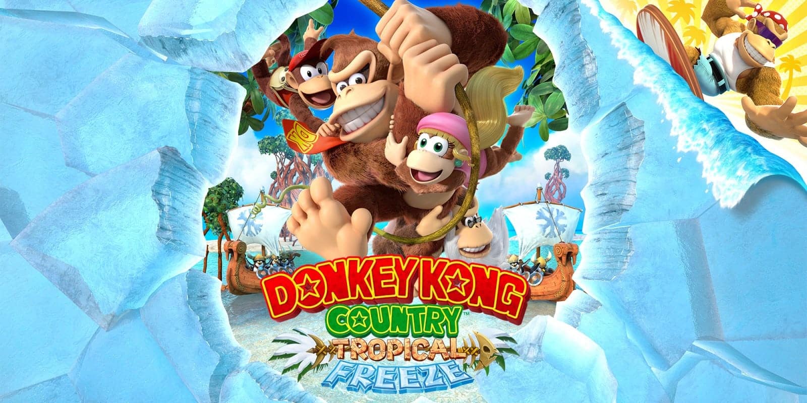 Donkey Kong Country: Tropical Freeze recebe trailer com modo Funky em ação