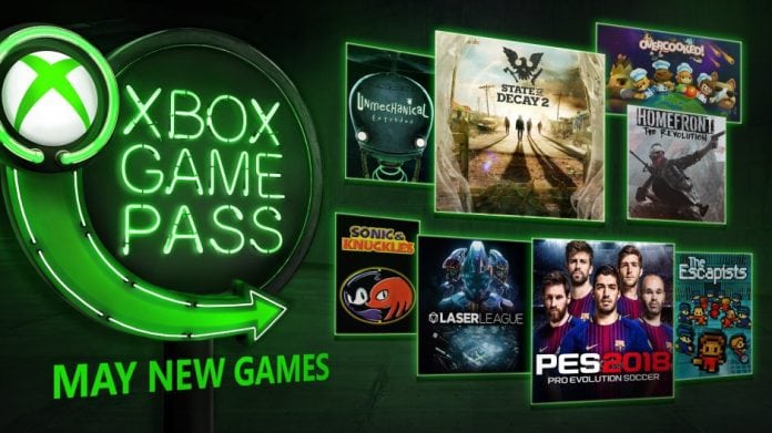 Xbox Game Pass Maio