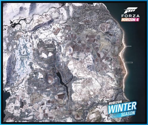 Mapa de Forza Horizon 4