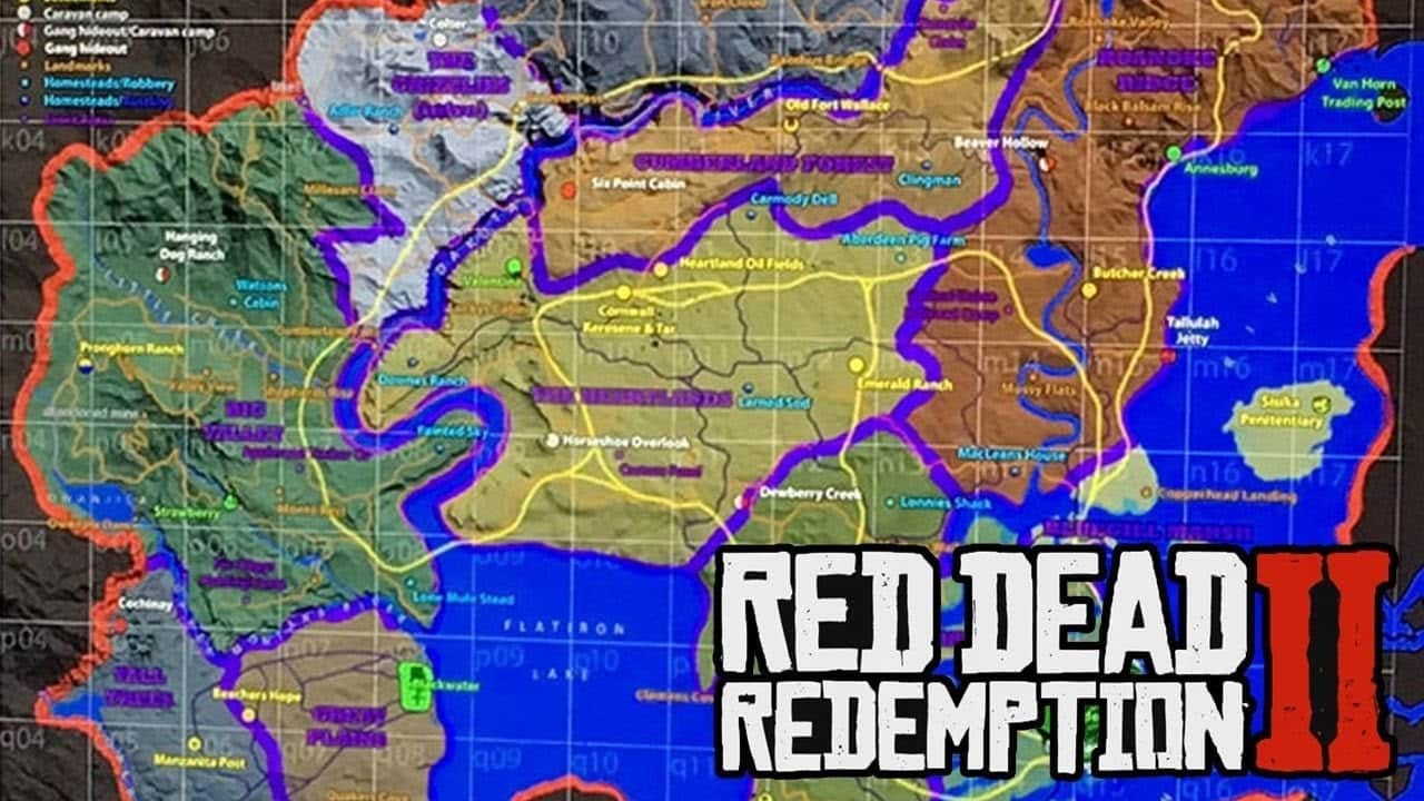 Como o mapa de Red Dead Redemption poderia encaixar nos EUA?