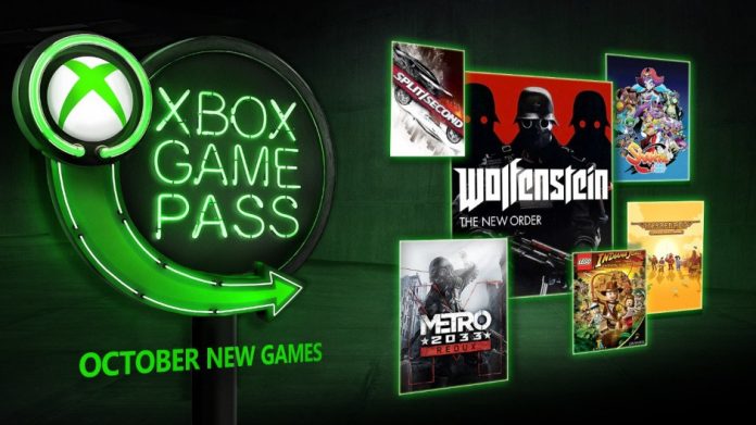 Xbox game pass outubro