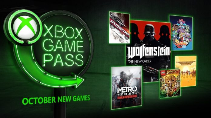 Xbox game pass outubro
