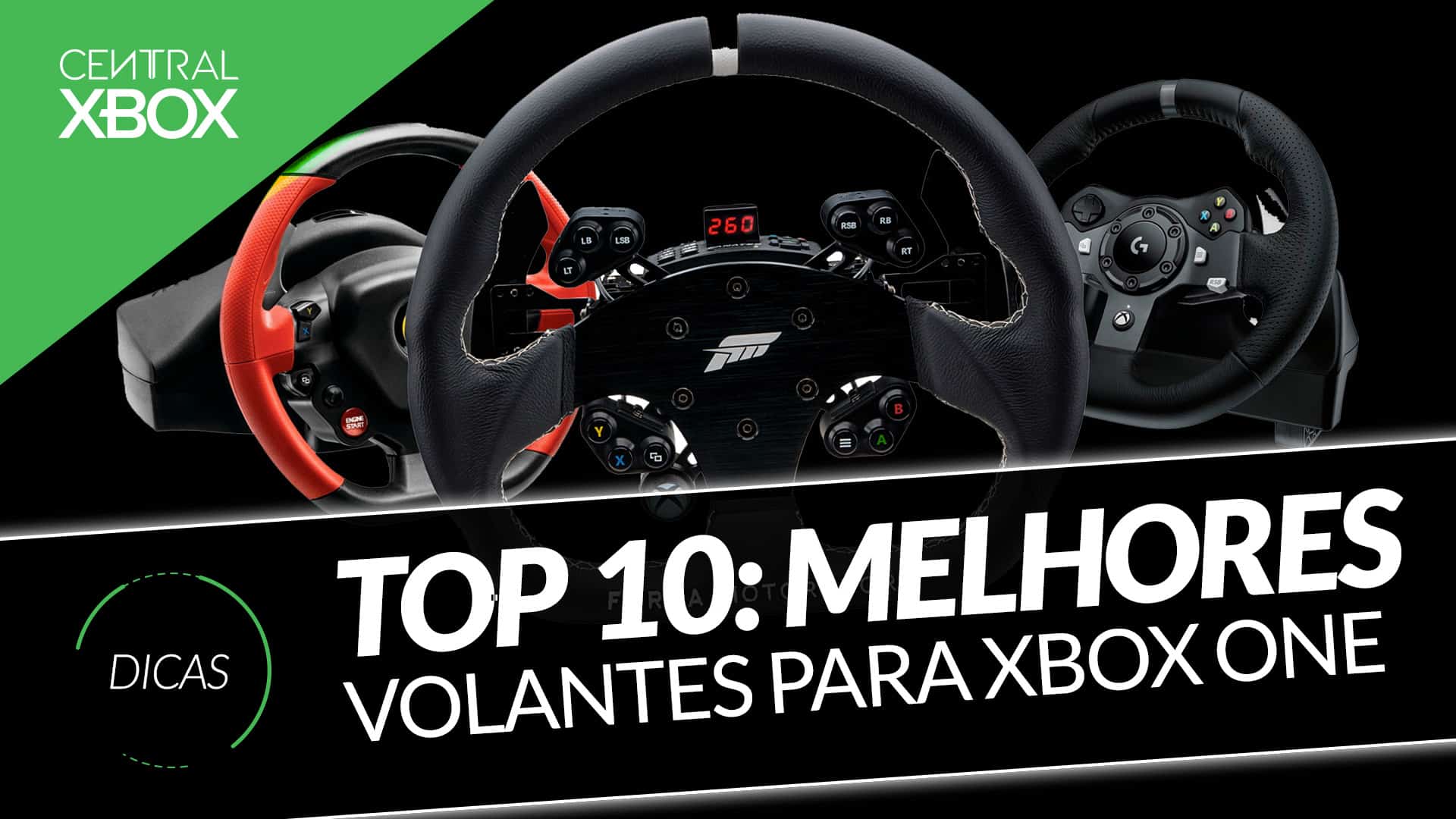Xbox One: quais são as melhores opções de volantes para jogos de