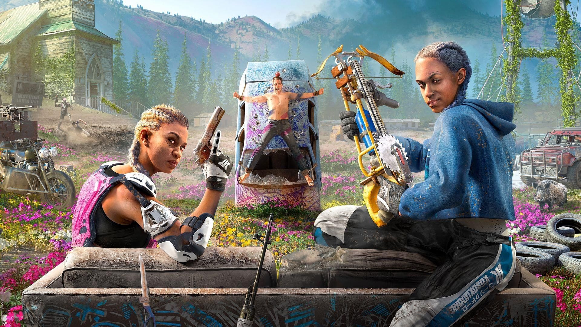 Novo Far Cry 5 revela primeira imagem oficial com vilões do jogo