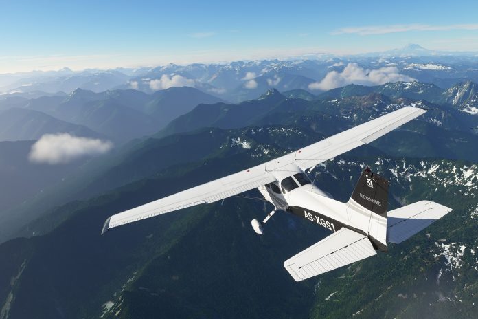 Microsoft Flight Simulator atualização de mundo