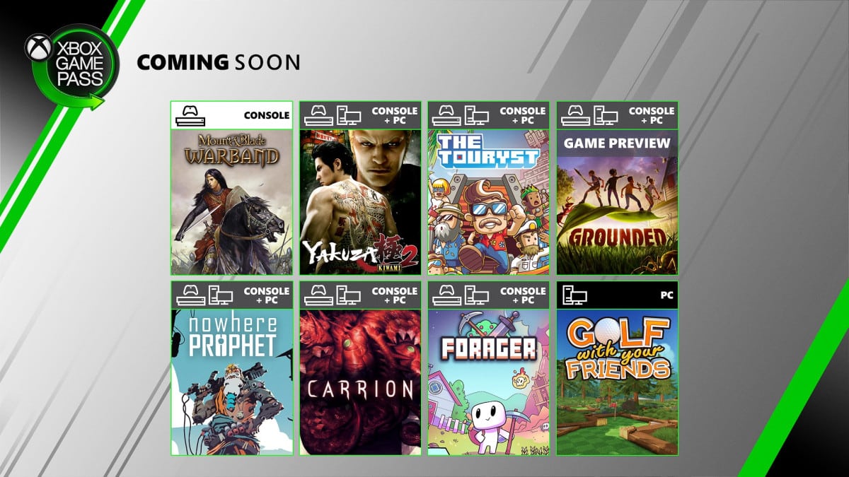 Xbox revela primeira leva de jogos do Game Pass de Julho (2023)