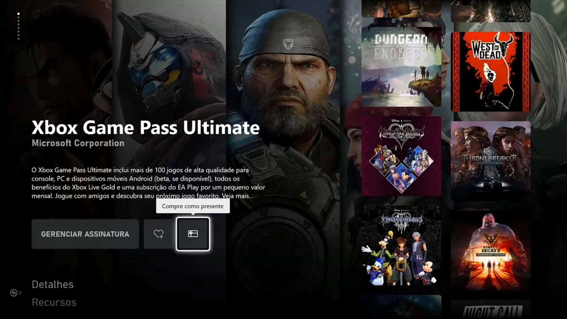 Como comprar um Jogo Digital do Xbox como Presente?