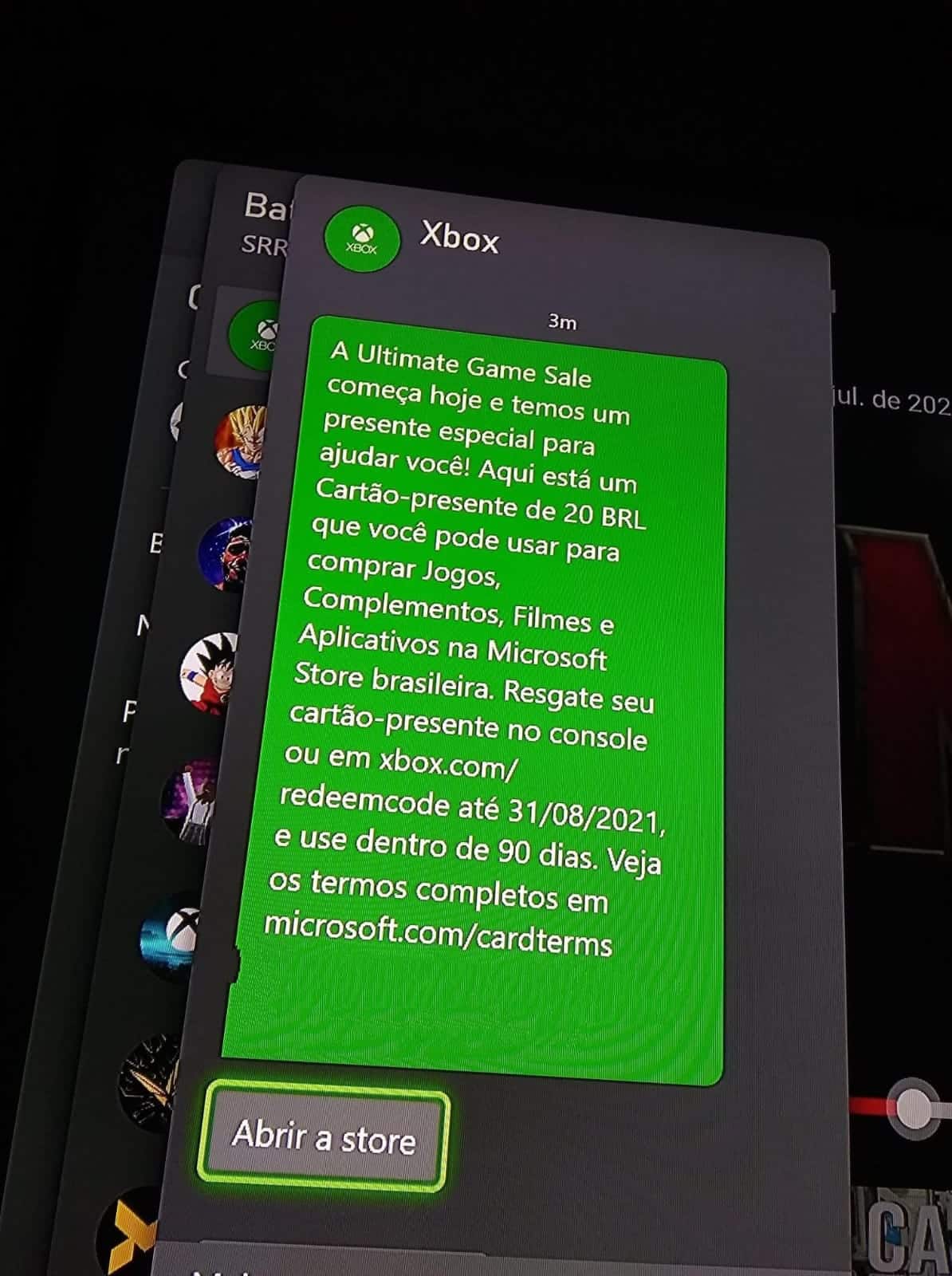 Como comprar o cartão presente do Xbox e resgatar no console ou PC