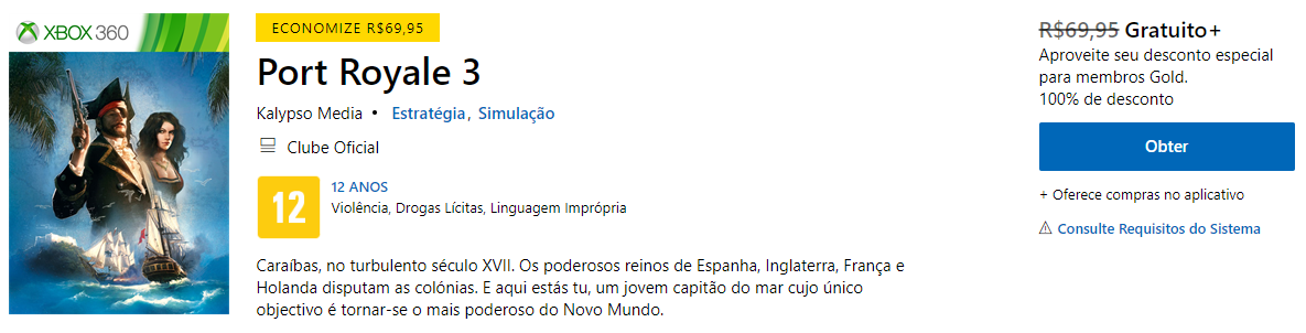 Corre lá! Xbox Live Gold em promoção especial na loja da Microsoft 