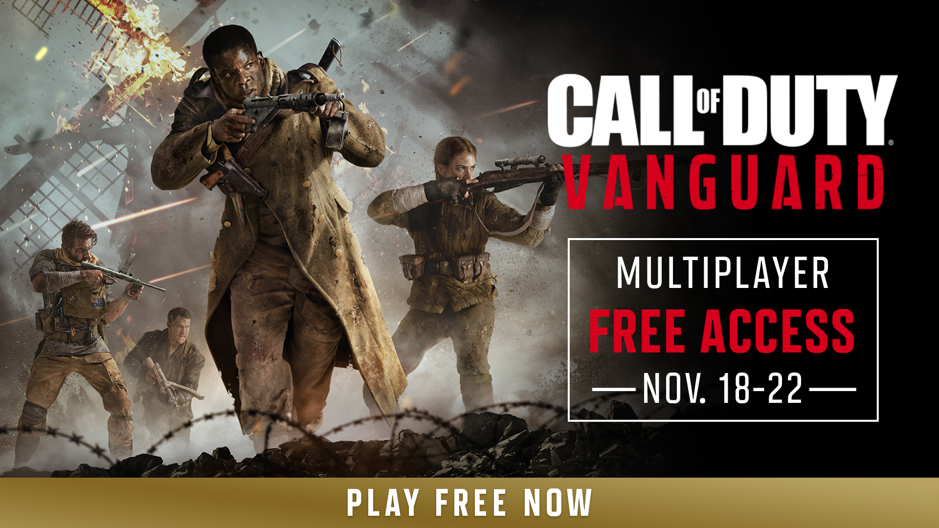 Call Of Duty: Vanguard tem multiplayer gratuito neste fim de semana