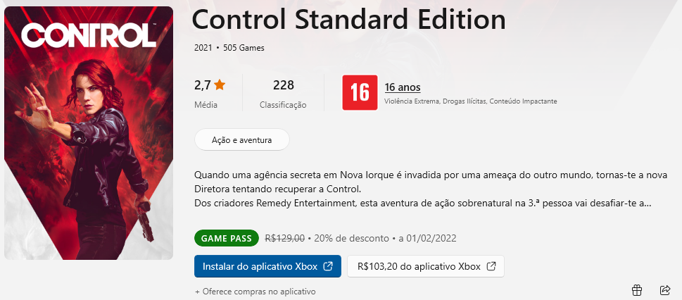 Microsoft adiciona aviso para jogos saindo do Game Pass