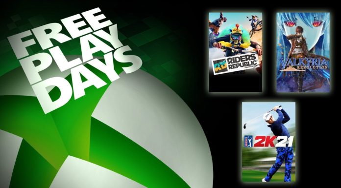 Free Play Days: Valkyria Revolution, PGA Tour 2K21 e Riders Republic