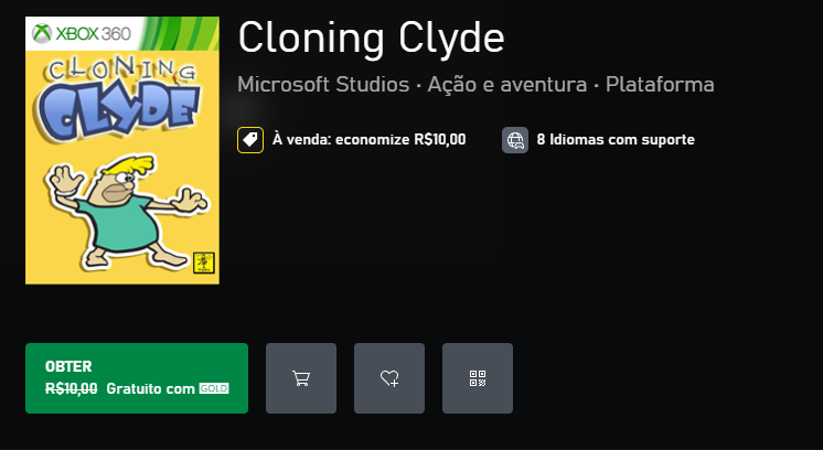 Jogo grátis Xbox