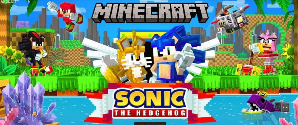 Minecraft ganha conteúdo de Sonic com personagens e fases