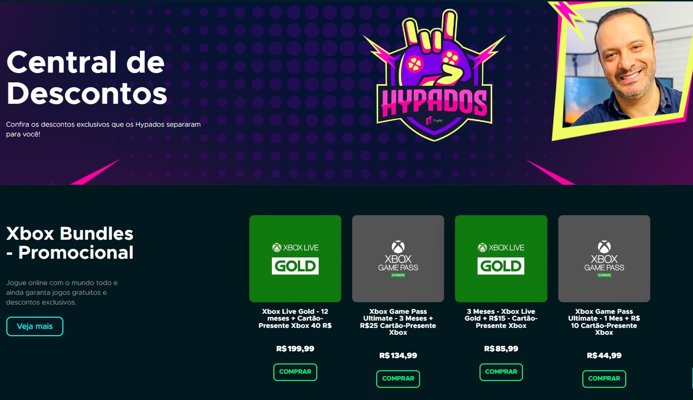 ÚLTIMO DIA] Super Promoção de assinaturas Live Gold e Game Pass Ultimate do  Hype Games