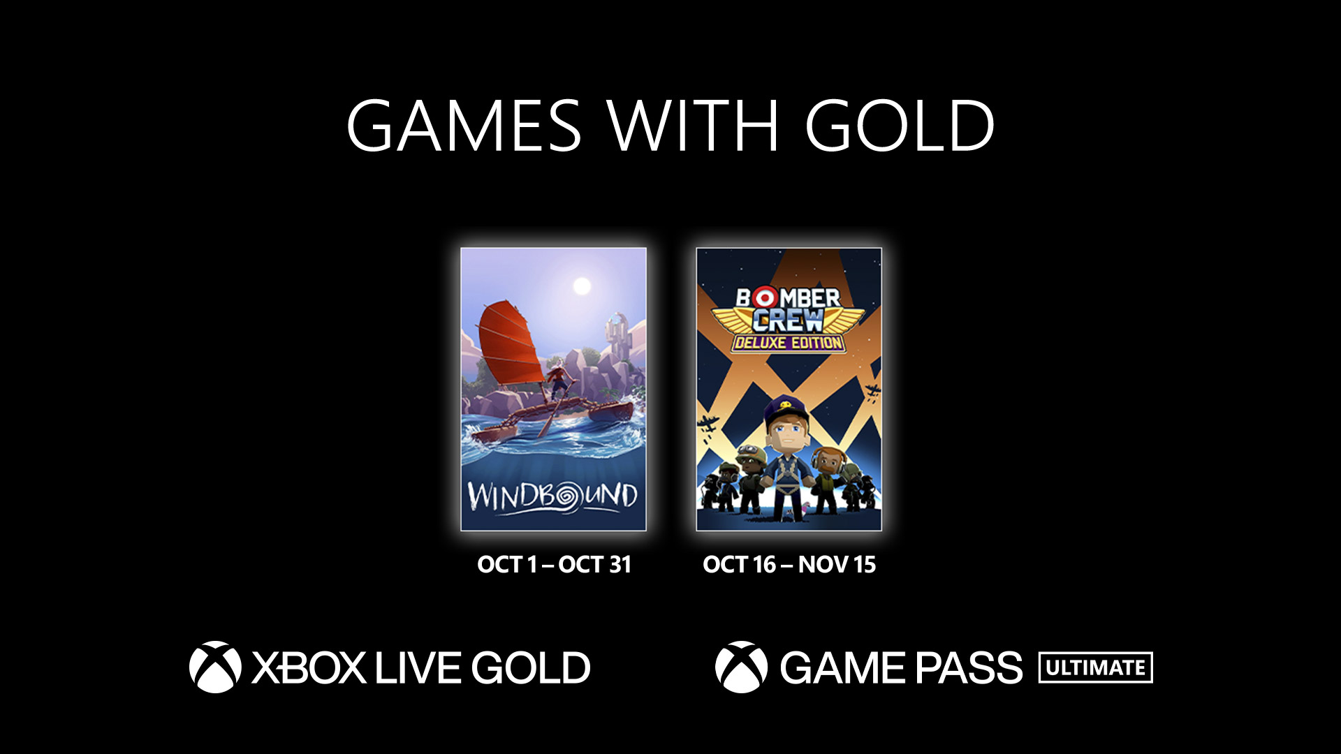 Revelados os primeiros jogos de Outubro do Xbox Game Pass