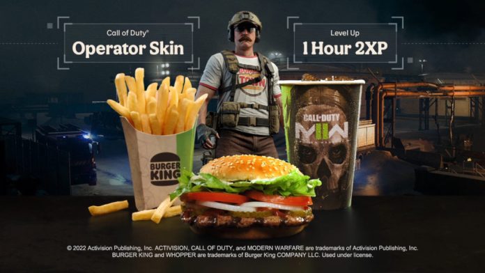 Call of Duty: Modern Warfare 2 x Burguer King