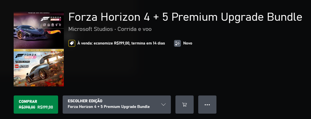 Comprar Forza Horizon 4 - Pacote de Boas-vindas - Microsoft Store