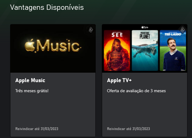 prangende Svag Oxide Resgate agora mesmo três meses de Apple TV+ e Apple Music com o Game Pass  Ultimate | Central Xbox