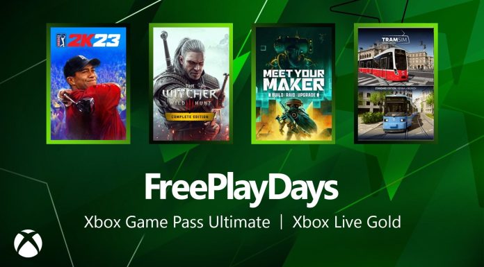 Free Play Days: Meet Your Maker, PGA Tour 2K23, The Witcher 3 Complete Edition e TramSim: Console Edition