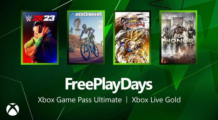 Free Play Days: Descenders, Dragon Ball Fighterz, For Honor e WWE 2K23