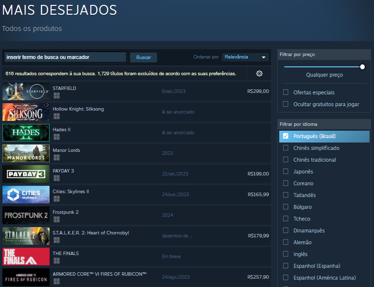 Top 10: Os jogos mais jogados da Steam em agosto