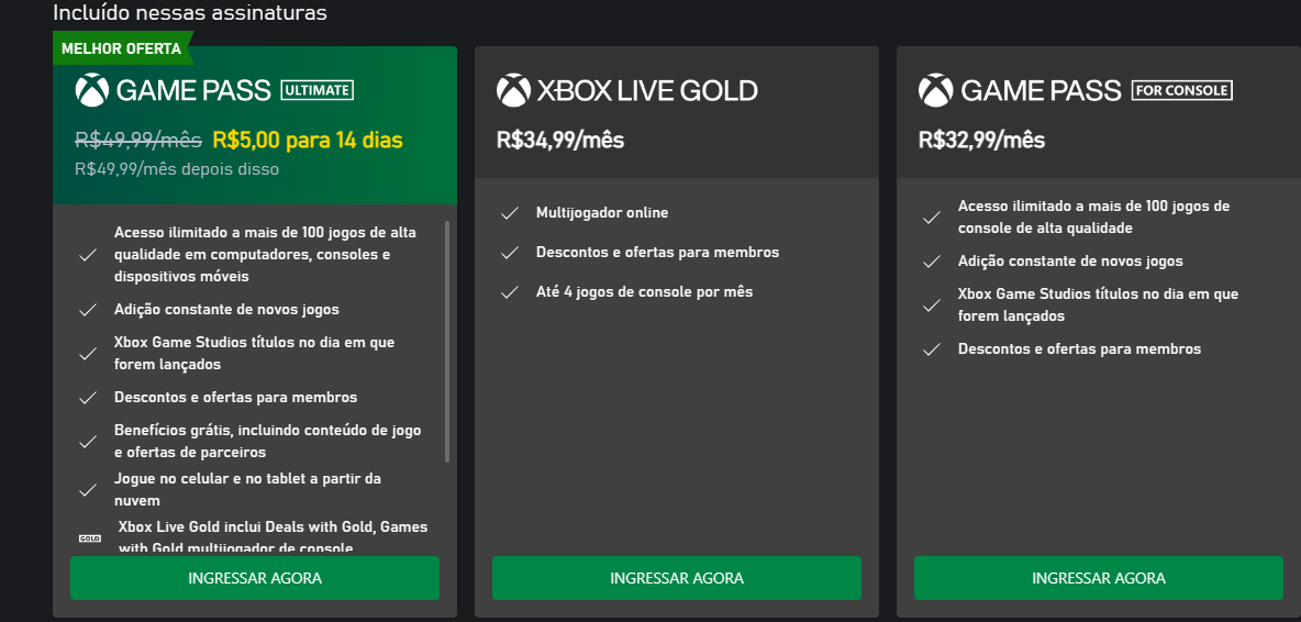 Xbox Game Pass Core  Confira a lista completa de jogos do serviço