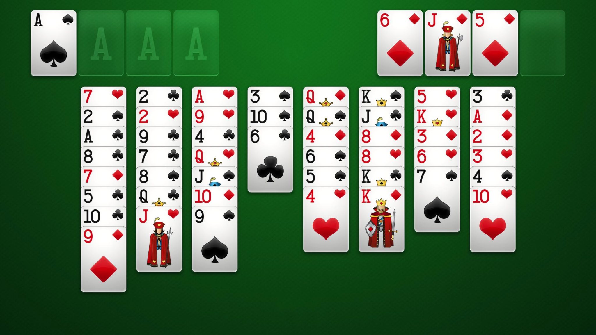 Windows Freecell Solitaire - jogo de Paciência online grátis jogar agora!