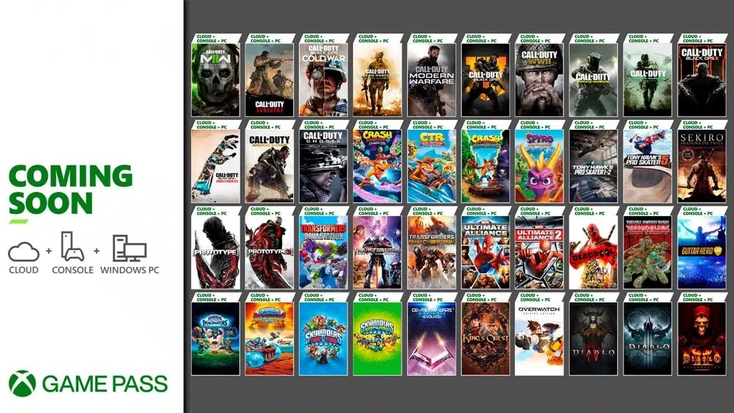 MAIS SINAIS! Nova pista sugere chegada dos títulos da Activision
