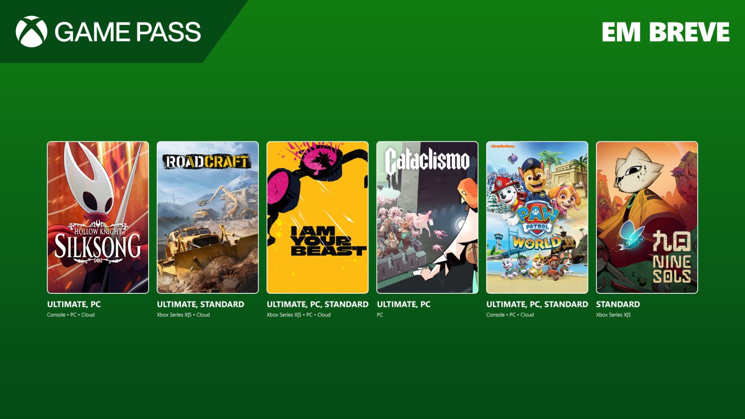 Através do Xbox Wire, a Microsoft divulgou os novos jogos que chegarão no catálogo do Game Pass para Console, xCloud e PC em setembro.