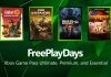 Xbox libera últimos jogos do Free Play Days em janeiro Chegou a lista de títulos para jogar de graça neste fim de semana através do Free Play Days do Xbox. Quatro jogos foram disponibilizados.