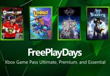 Confira os novos jogos do Free Play Days – de 12 a 15 de fevereiro Chegou a lista de títulos para jogar de graça neste fim de semana através do Free Play Days do Xbox. Quatro jogos foram disponibilizados.